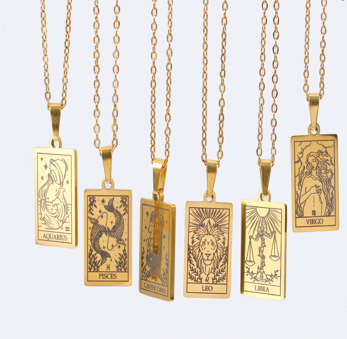 Constellations Tarot Necklace-Necklace-Southern Jewellery Co.-Wholesale Fashion Jewellery Australia