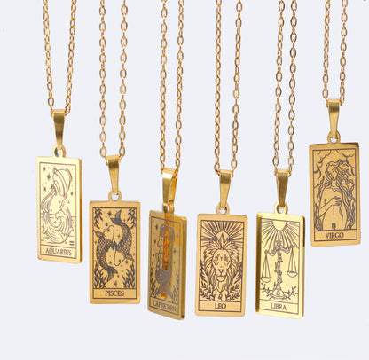 Constellations Tarot Necklace-Necklace-Southern Jewellery Co.-Wholesale Fashion Jewellery Australia