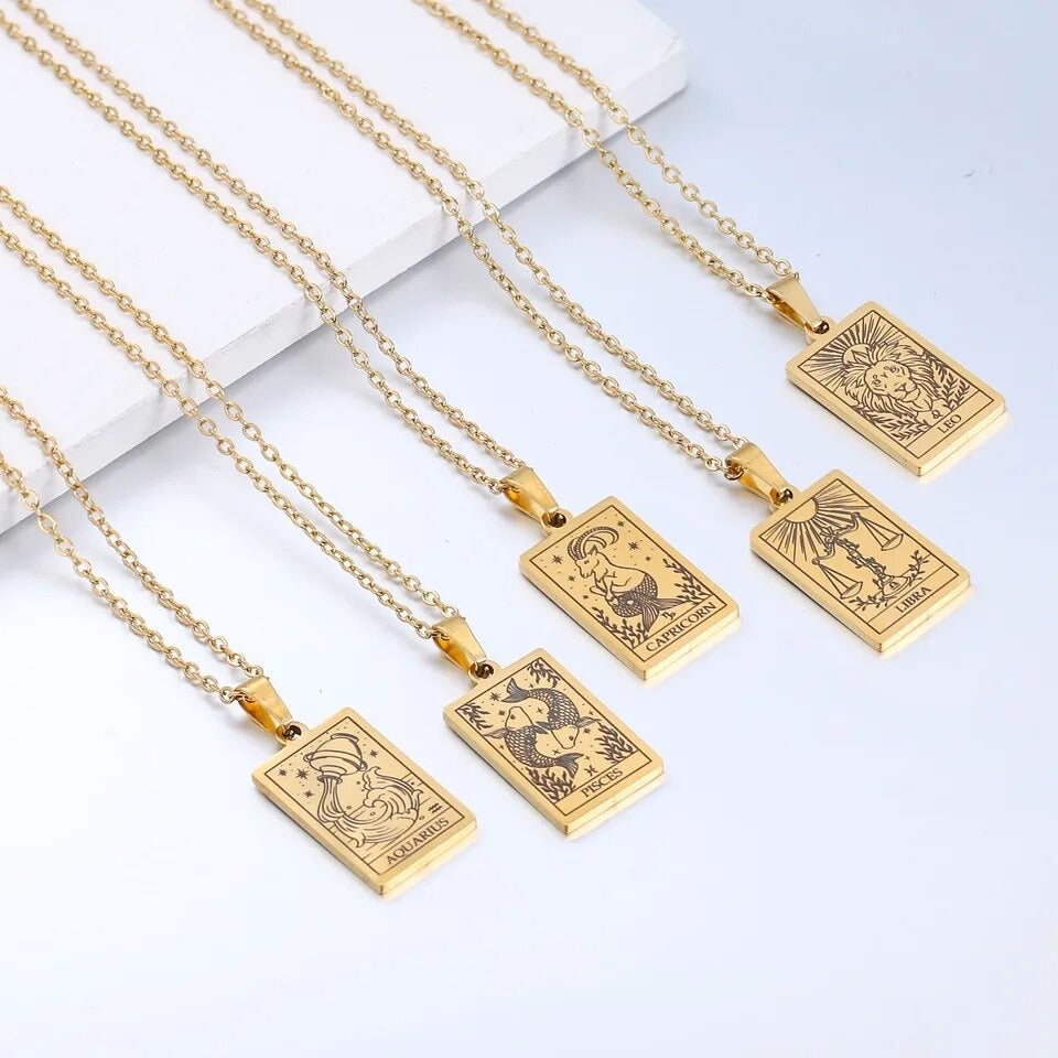 Constellations Tarot Necklace-Necklace-Southern Jewellery Co.-Wholesale Fashion Jewellery Australia