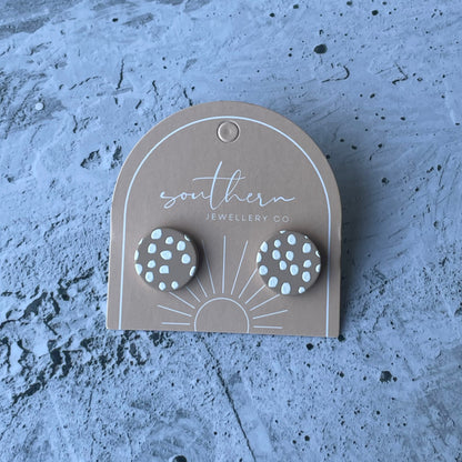 DOTTY ROUND STUDS-Earrings-Southern Jewellery Co.-Wholesale Fashion Jewellery Australia