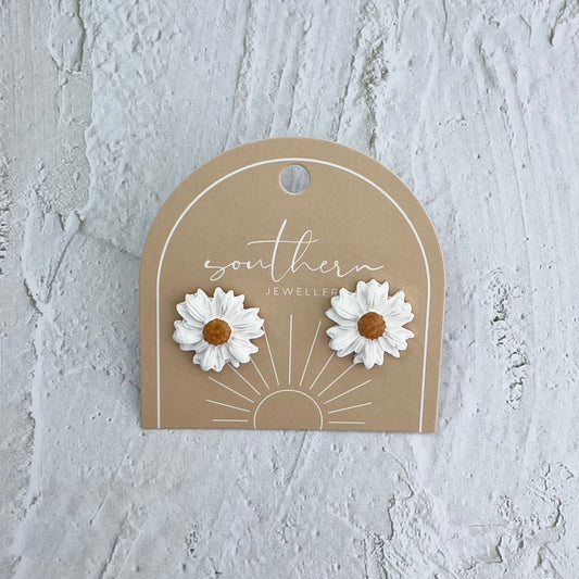 LARGE DAISY STUDS-Earrings-Southern Jewellery Co.-Wholesale Fashion Jewellery Australia