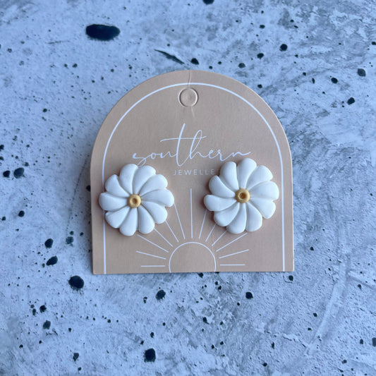 LARGE FLOWER STUDS-Earrings-Southern Jewellery Co.-Wholesale Fashion Jewellery Australia