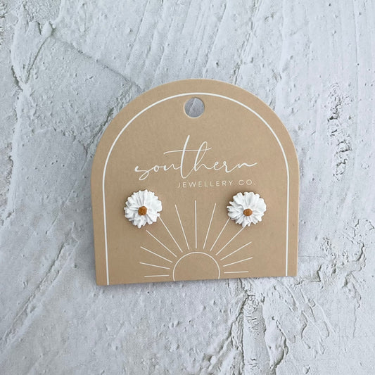 SMALL DAISY STUDS-Earrings-Southern Jewellery Co.-Wholesale Fashion Jewellery Australia