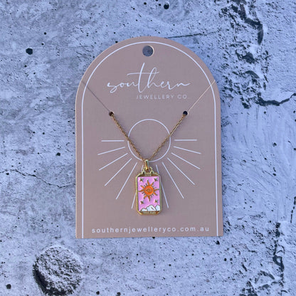 The Sun Tarot Necklace-Necklace-Southern Jewellery Co.-Wholesale Fashion Jewellery Australia